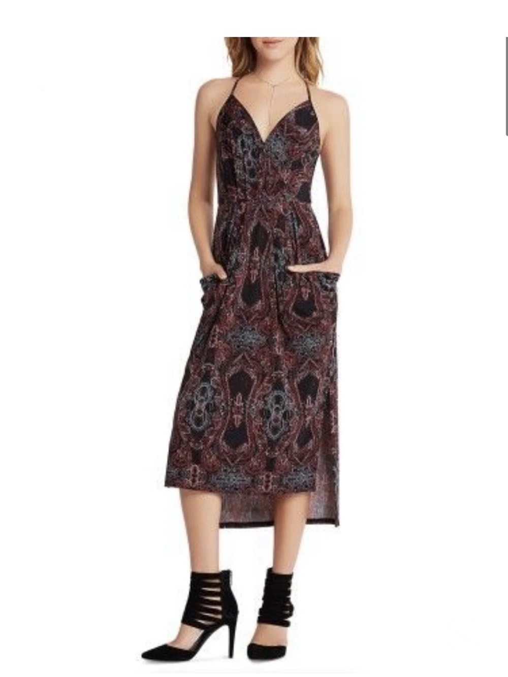 BCBGeneration paisley halter dress